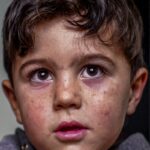 Portrait of Dirty Little Boy